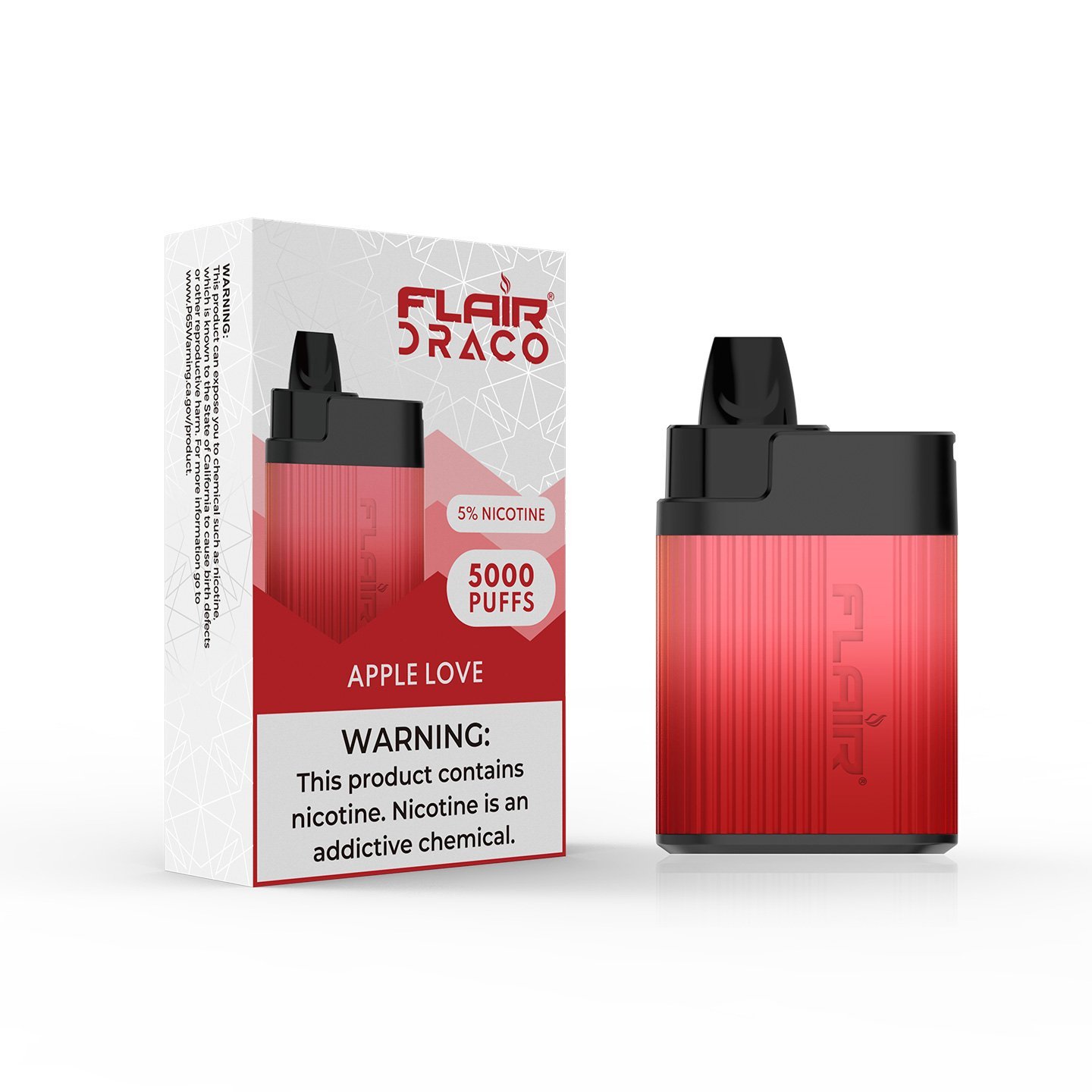 Flair Draco Disposable Devices (Apple Love - 5000 Puffs)
