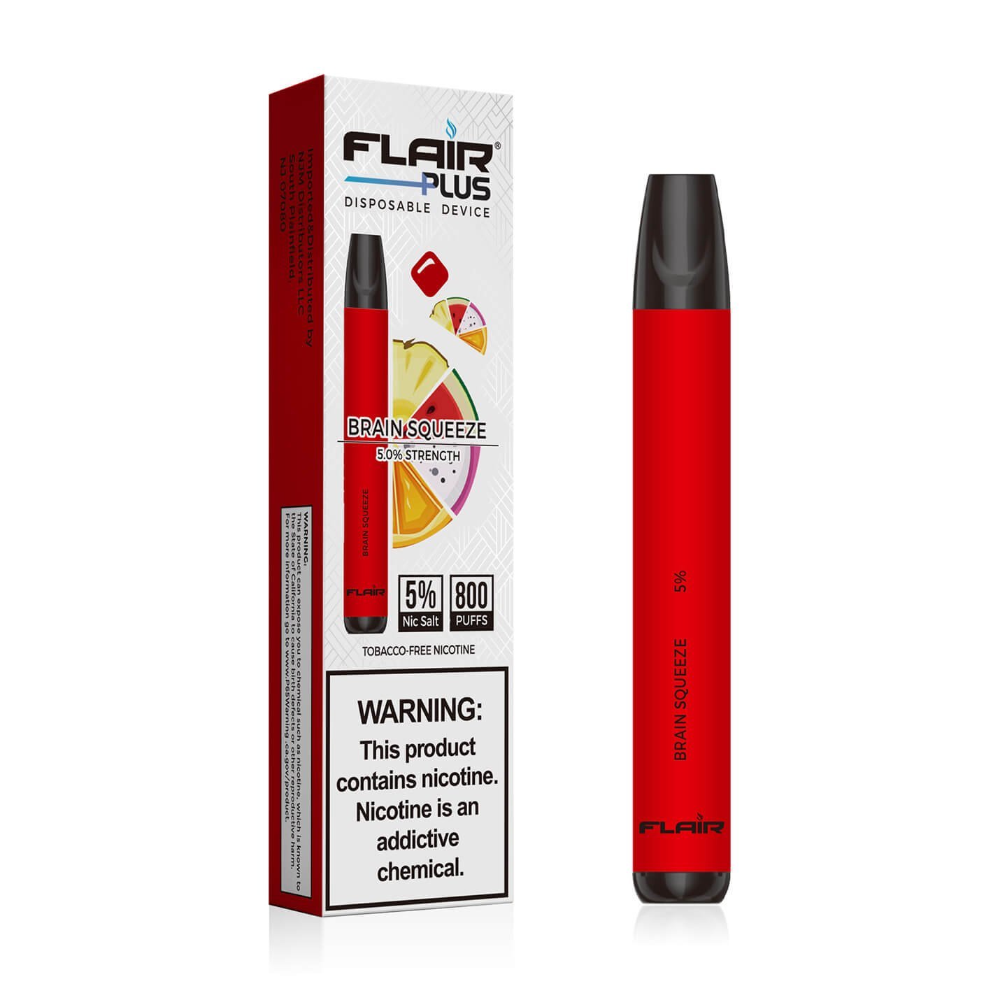 Flair Plus Disposable Devices (Brain Squeeze - 800 Puffs)