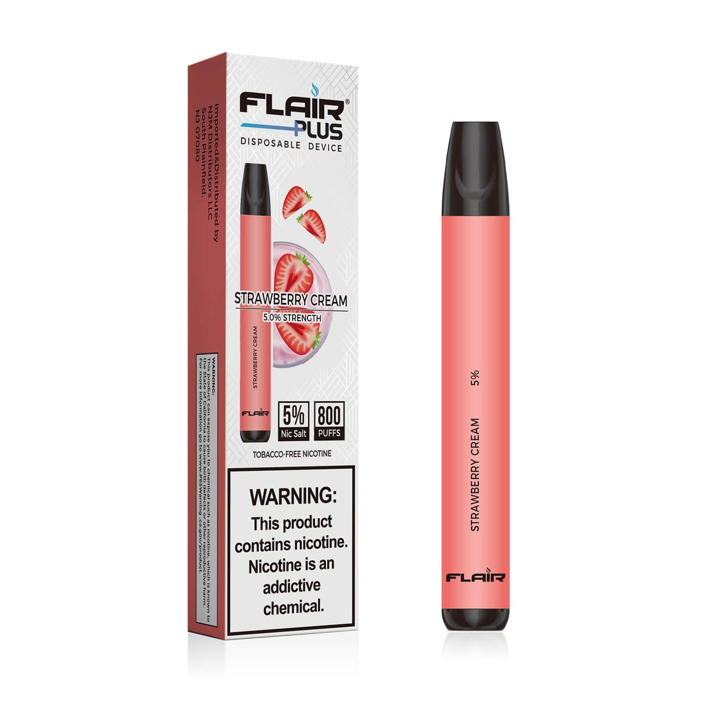 Flair Plus Disposable Devices (Strawberry Cream - 800 Puffs)