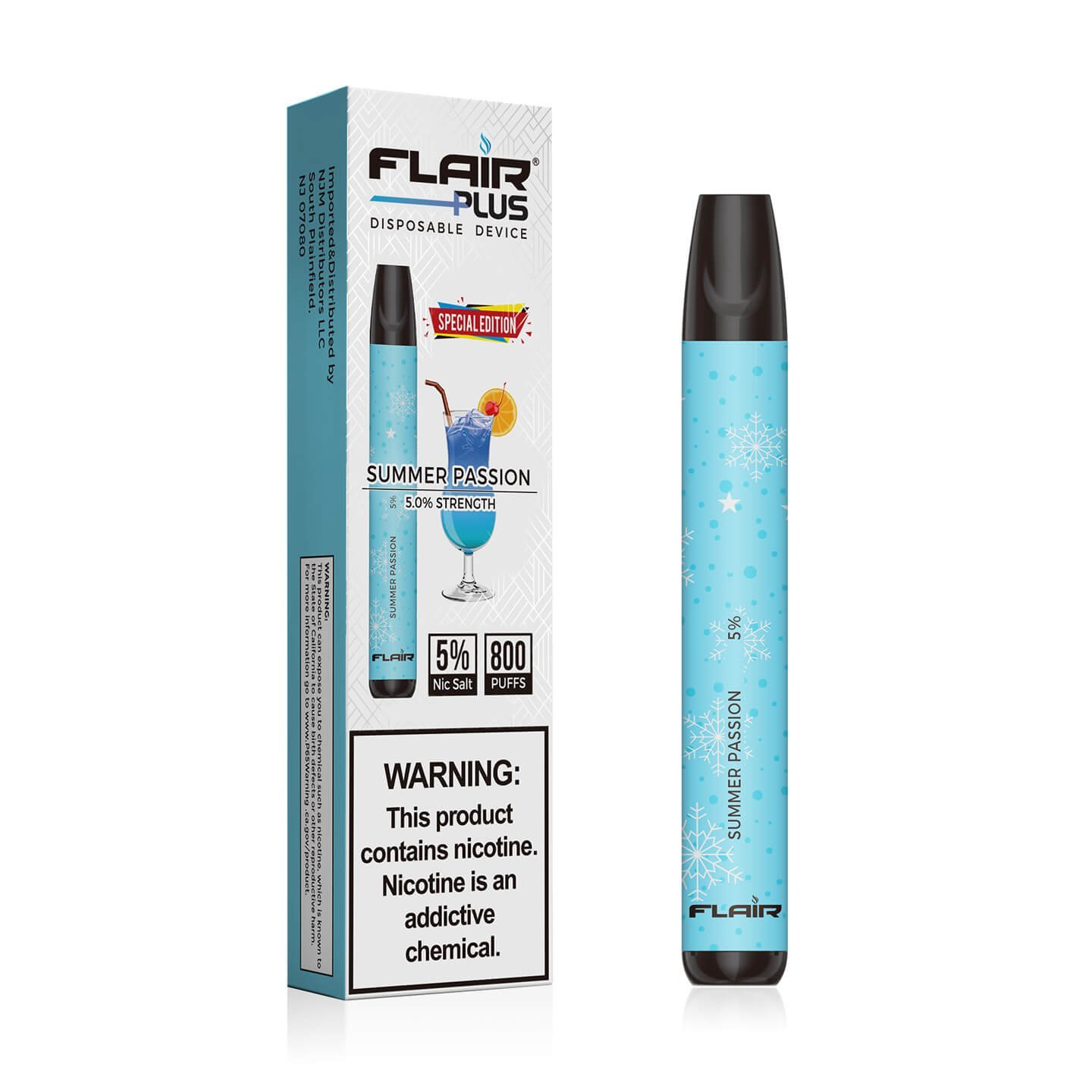 Flair Plus Disposable Devices (Summer Passion - 800 Puffs)