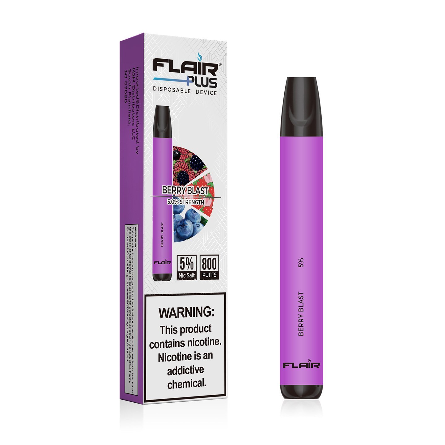 Flair Plus Disposable Devices (Berry Blast - 800 Puffs)