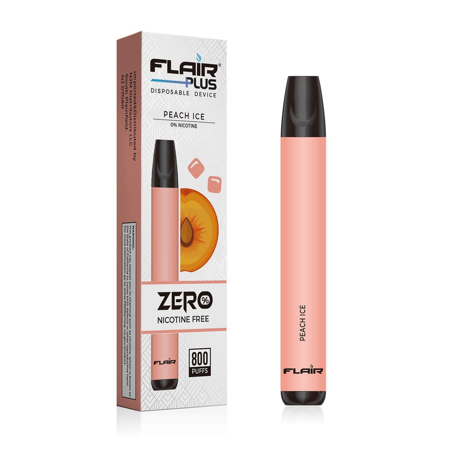 Flair Plus Disposable Devices Zero Nicotine (Peach Ice)