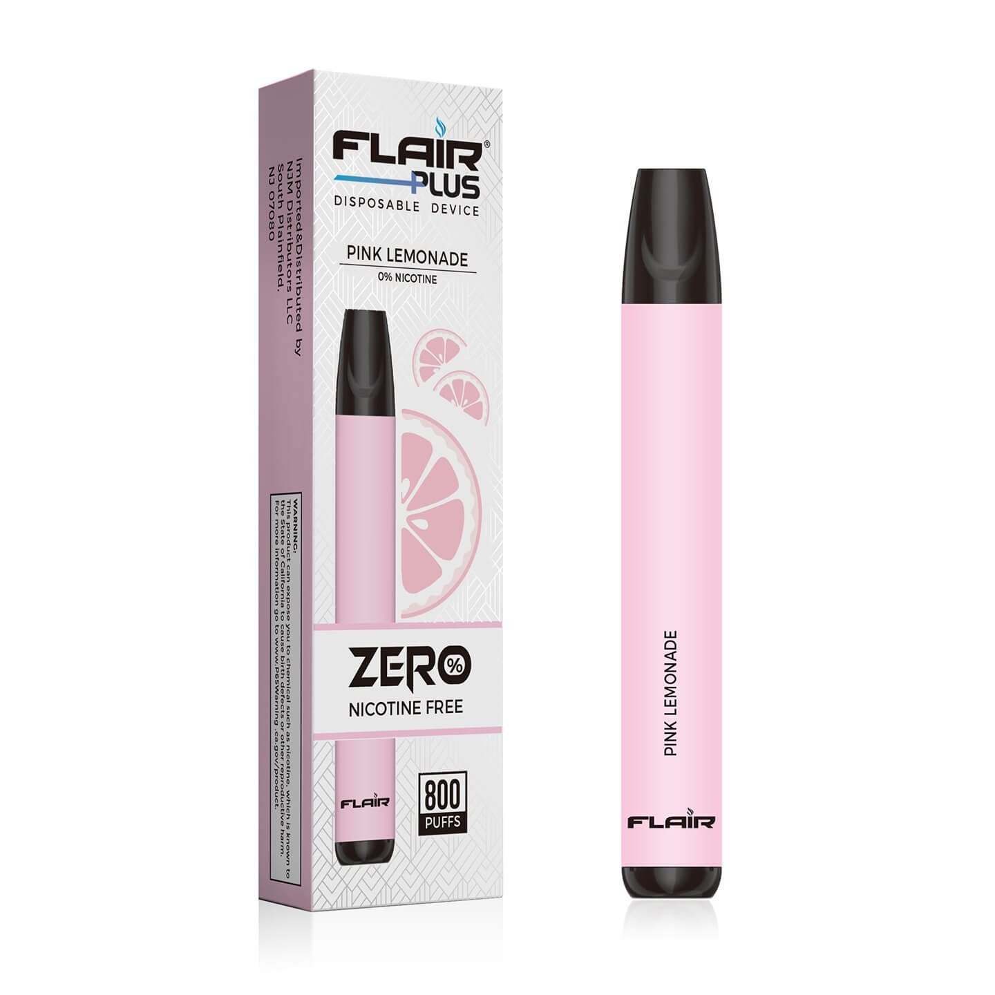 Flair Plus Disposable Devices Zero Nicotine (Pink Lemonade)