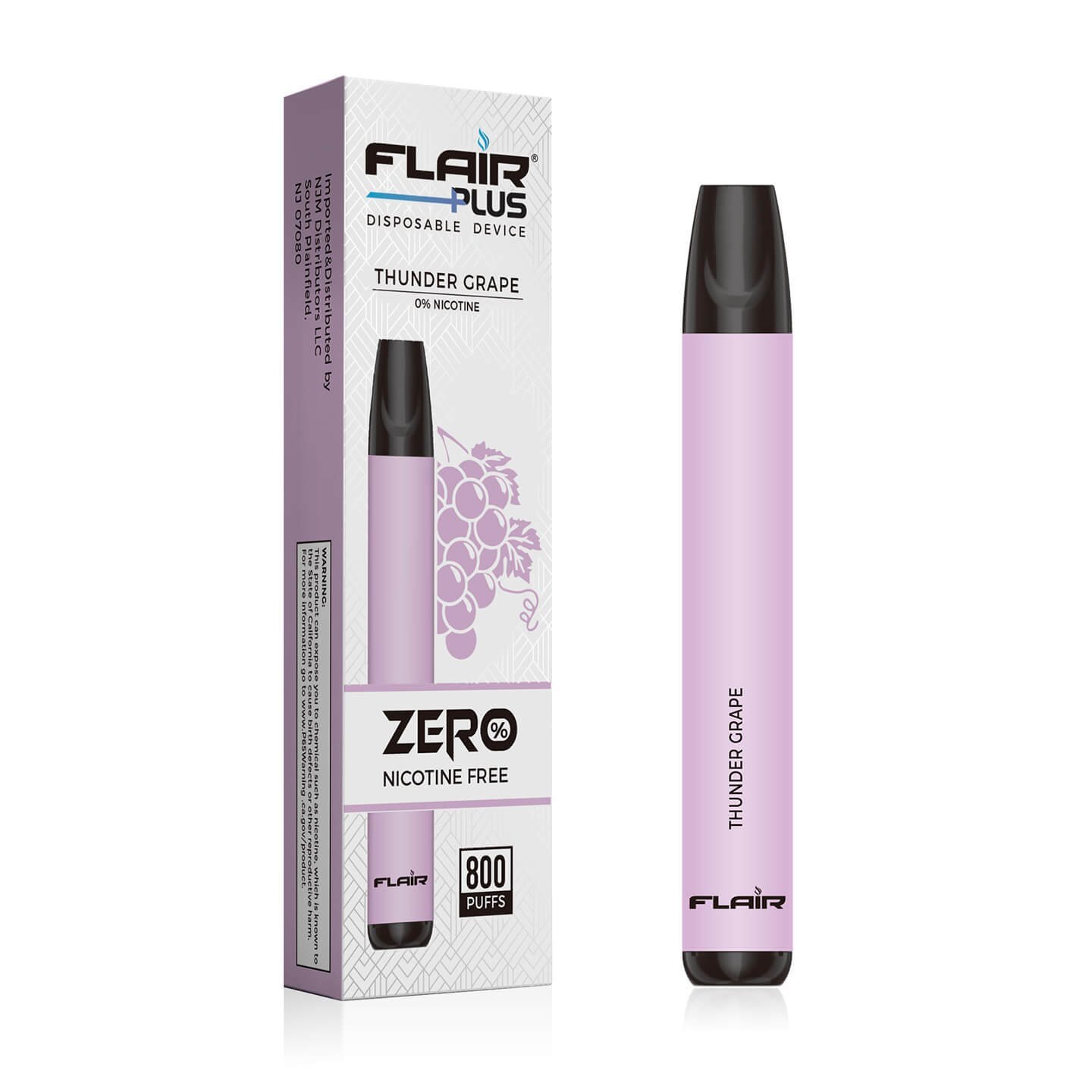 Flair Plus Disposable Devices Zero Nicotine (Thunder Grape)